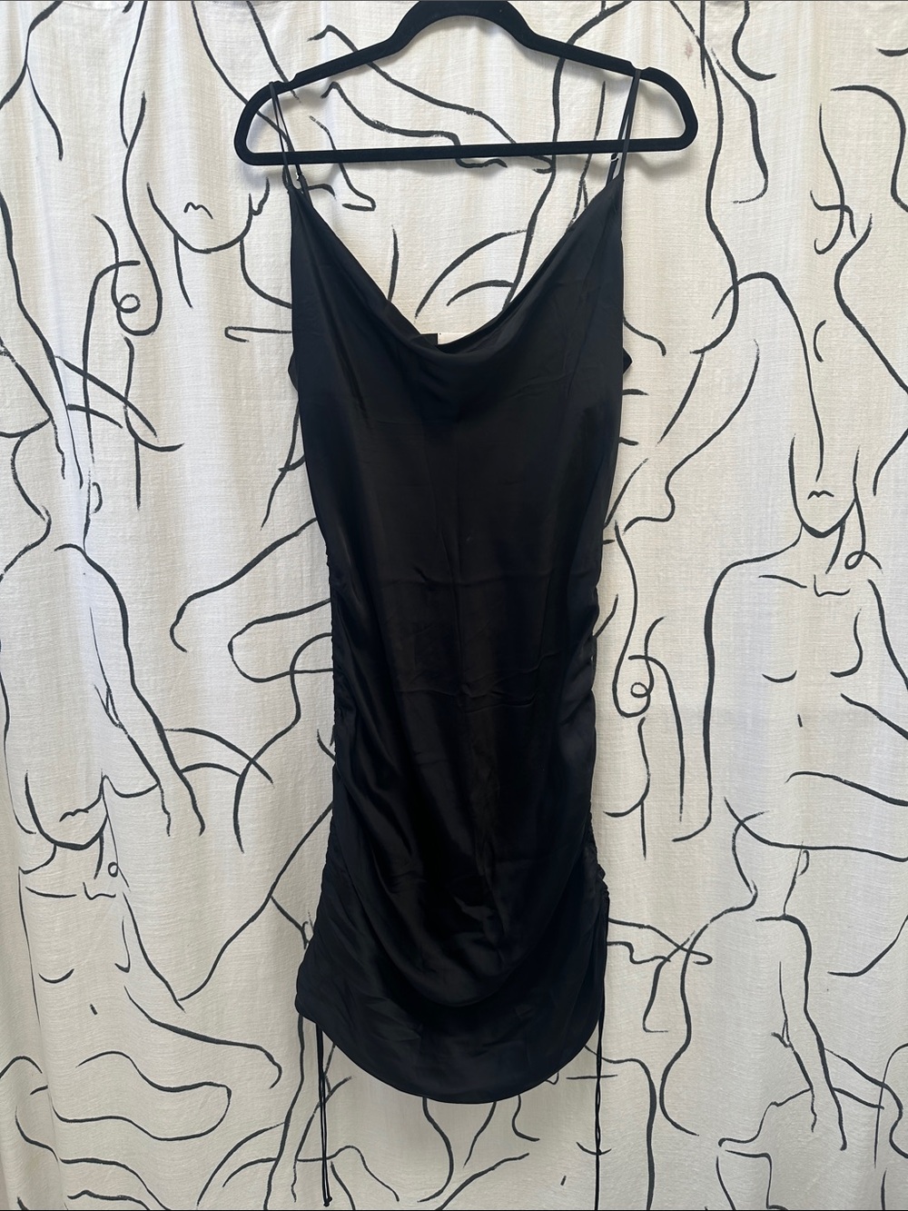 Wilfred Only Ruched Satin Dress